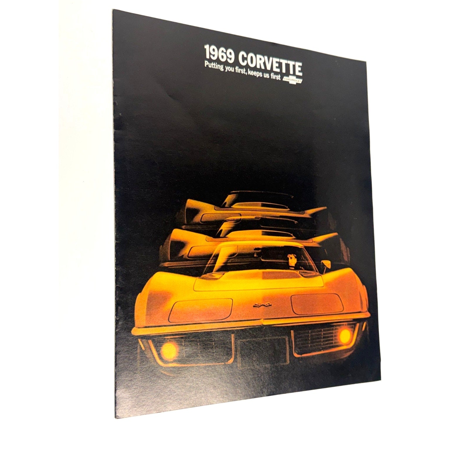Vtg 1969 Chevrolet Corvette Prestige Dealer Sales Brochure Stingray Hardtop
