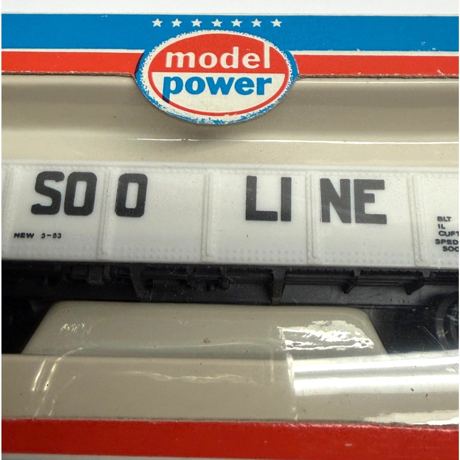Vintage FACTORY SEALED NEW SOO LINE 67297 40' STEEL GONDOLA