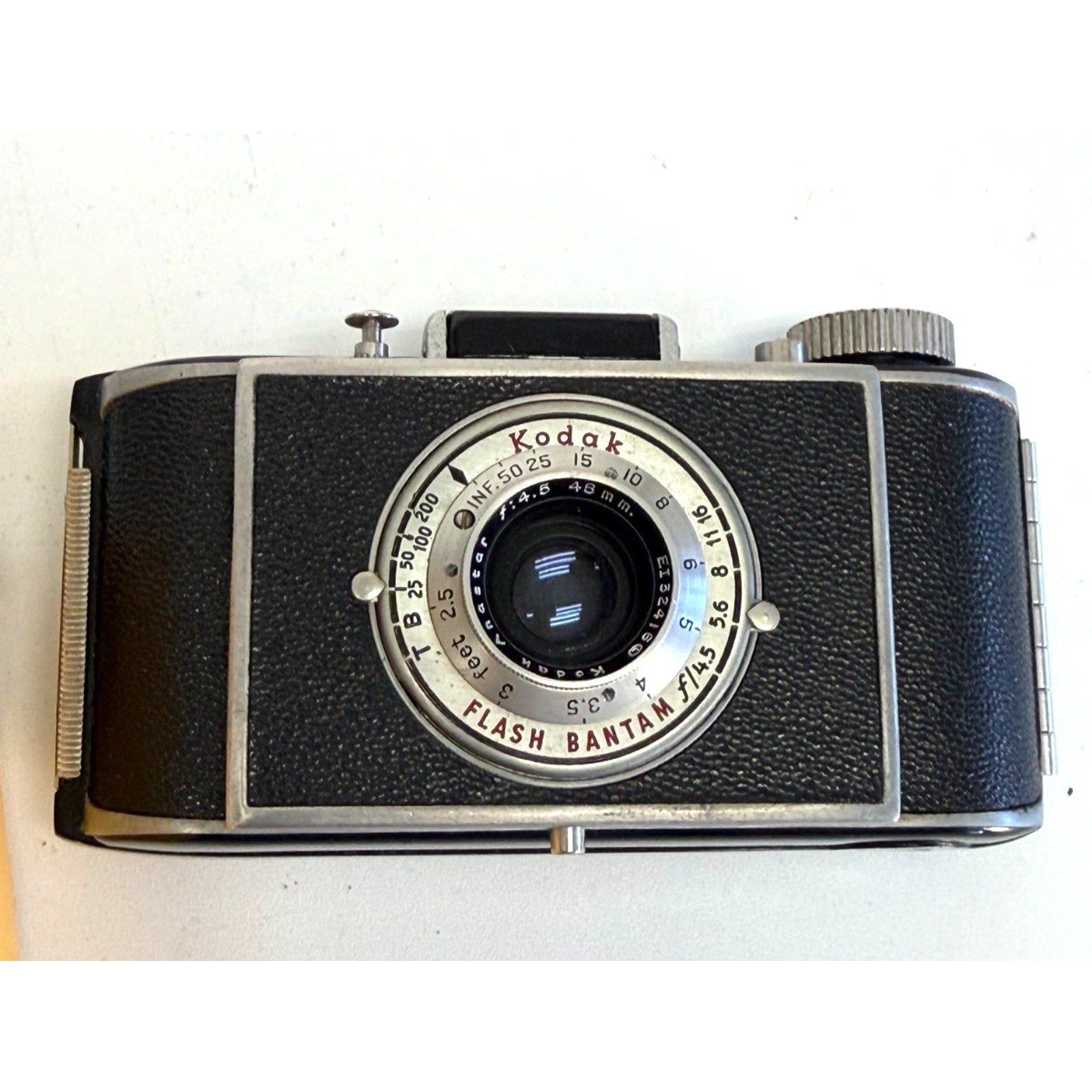 Vintage Kodak Flash Bantam Vintage Folding 35mm Camera 48mm f/4.5 Lens NEW