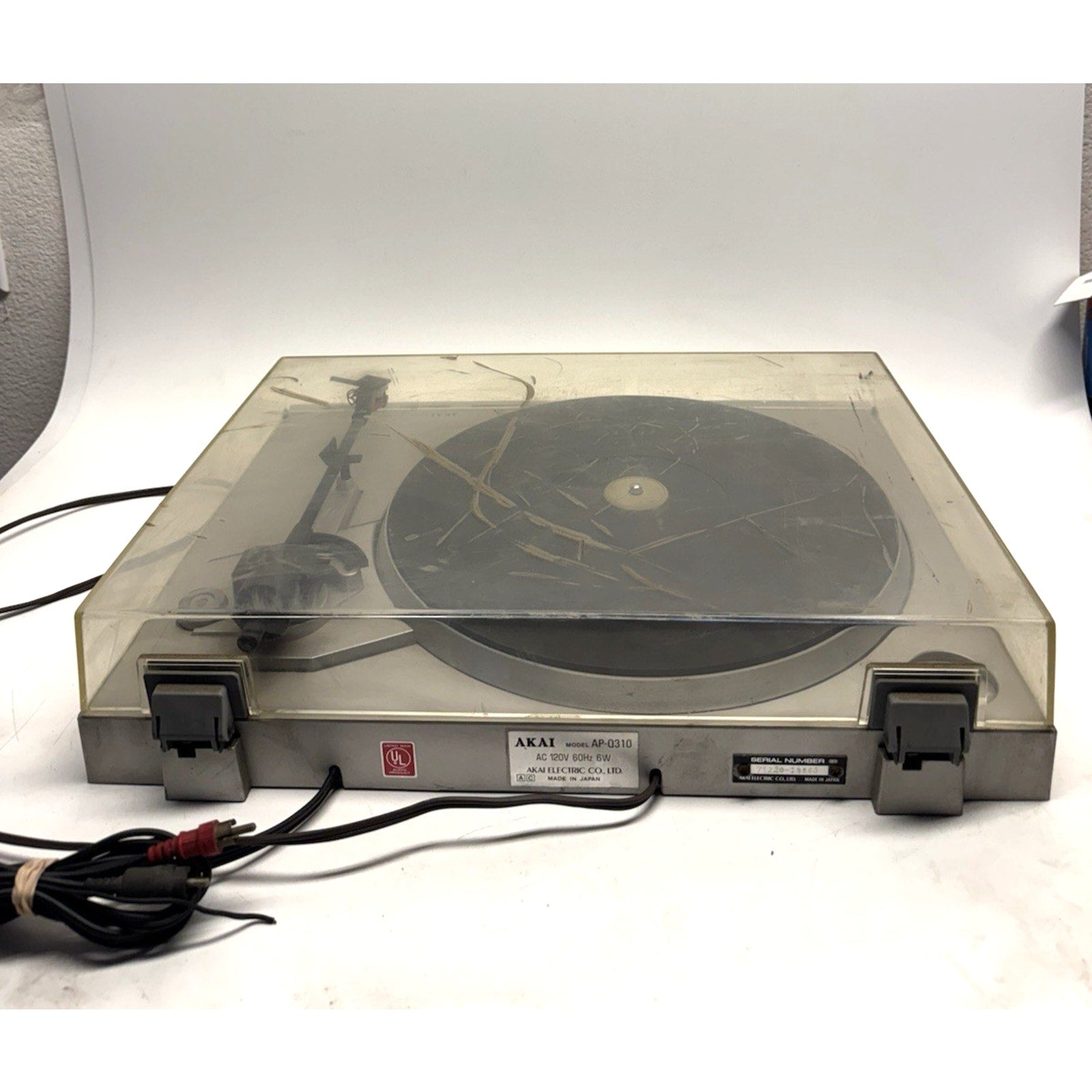 VINTAGE Akai AP-Q310 Quartz Fully Automatic Turntable Need Repair