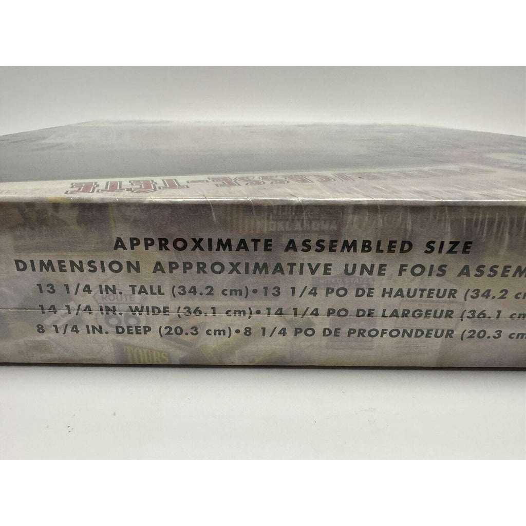 VINTAGE SEAL Hallmark 3-D Adventure Road Jigsaw Puzzle Al's Friendly Gas Station