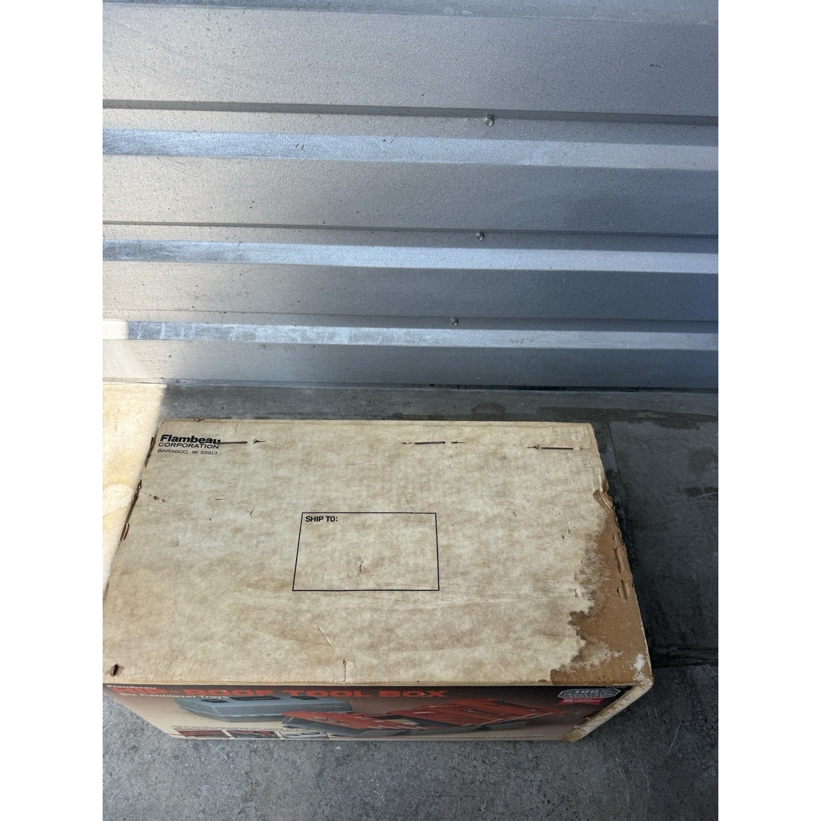 VINTAGE 1983 FACTORY SEALED Flambeau 6 Tray Hip Roof Tool Box