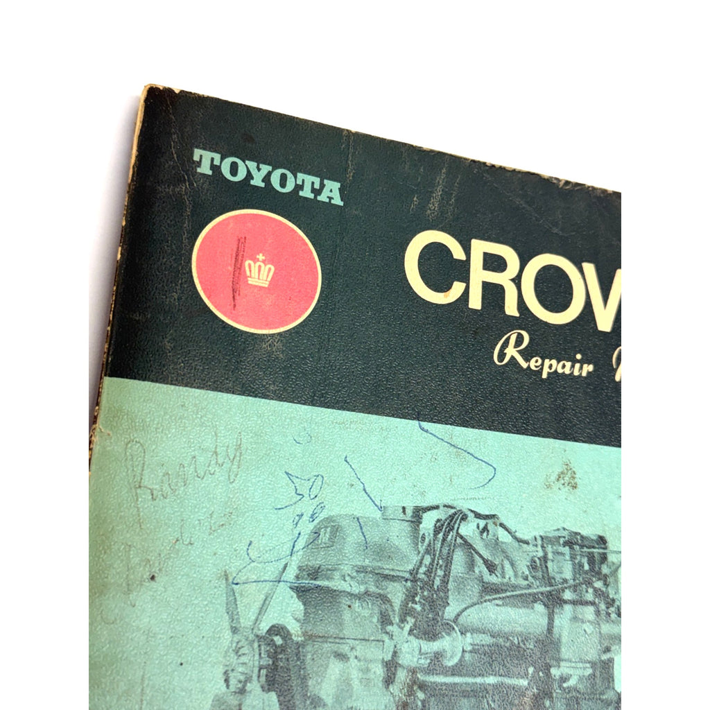 Vintage 1970 Toyota Crown 2M Engine Repair Manual OEM Guide Book #98004