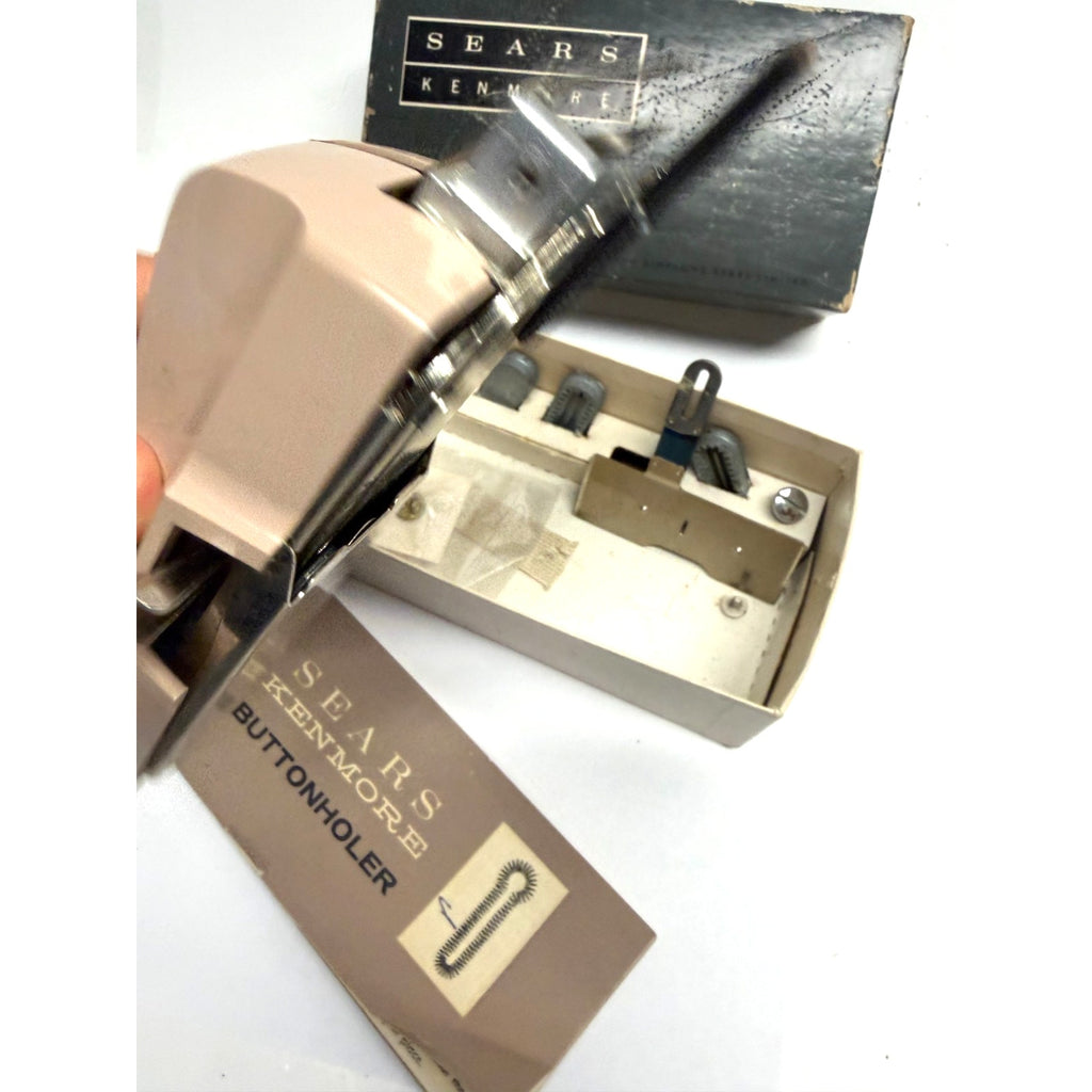 Vintage Sears Kenmore Buttonhole Attachment Tool Buttonholer Greist