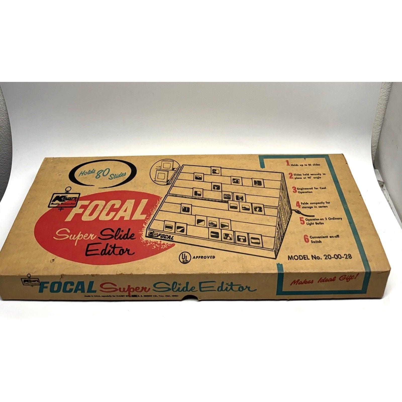 VINTAGE NOS Focal Dual-Light Super Slide Editor, Model: 20-00-28