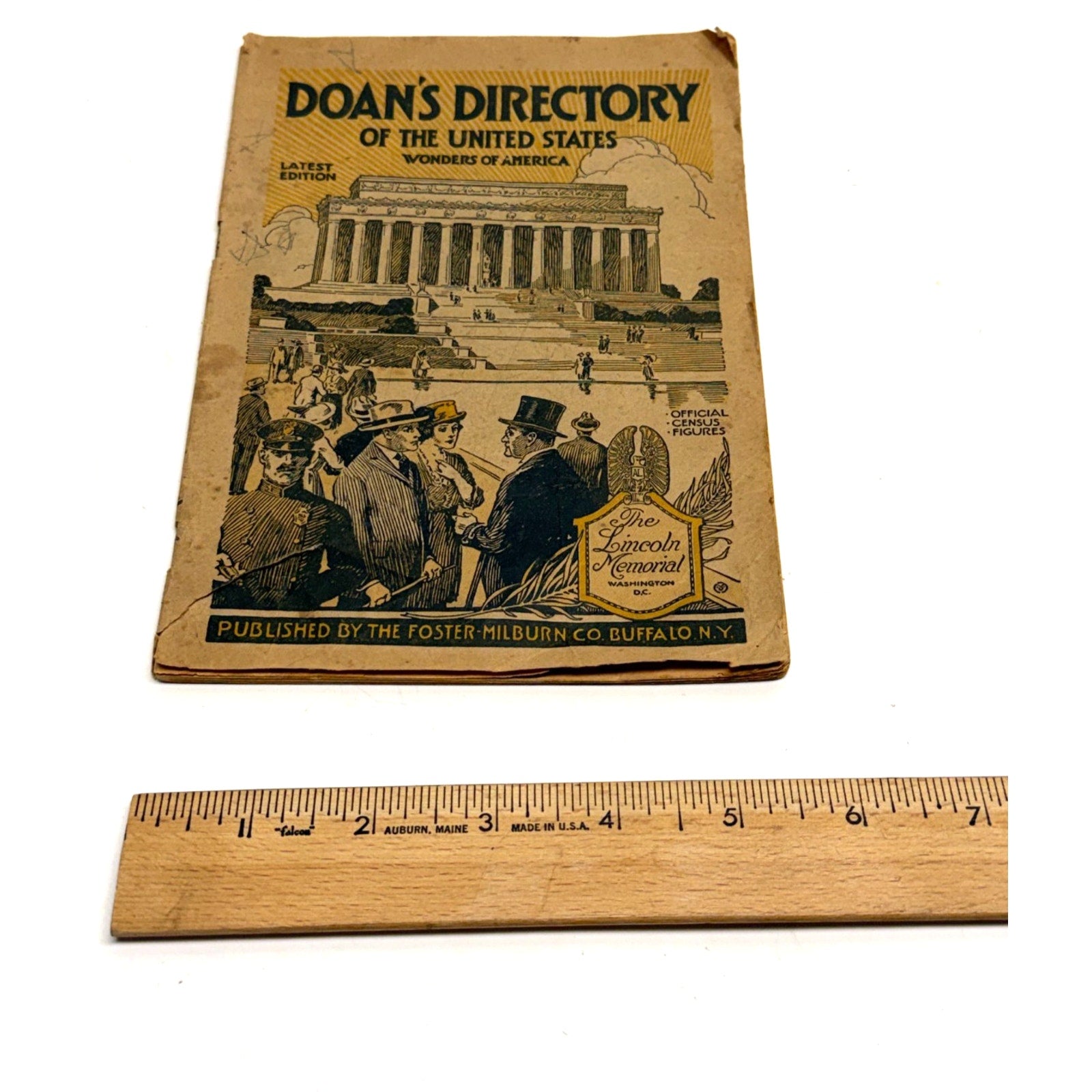 Vintage Doan's Directory of the United States Wonders of America