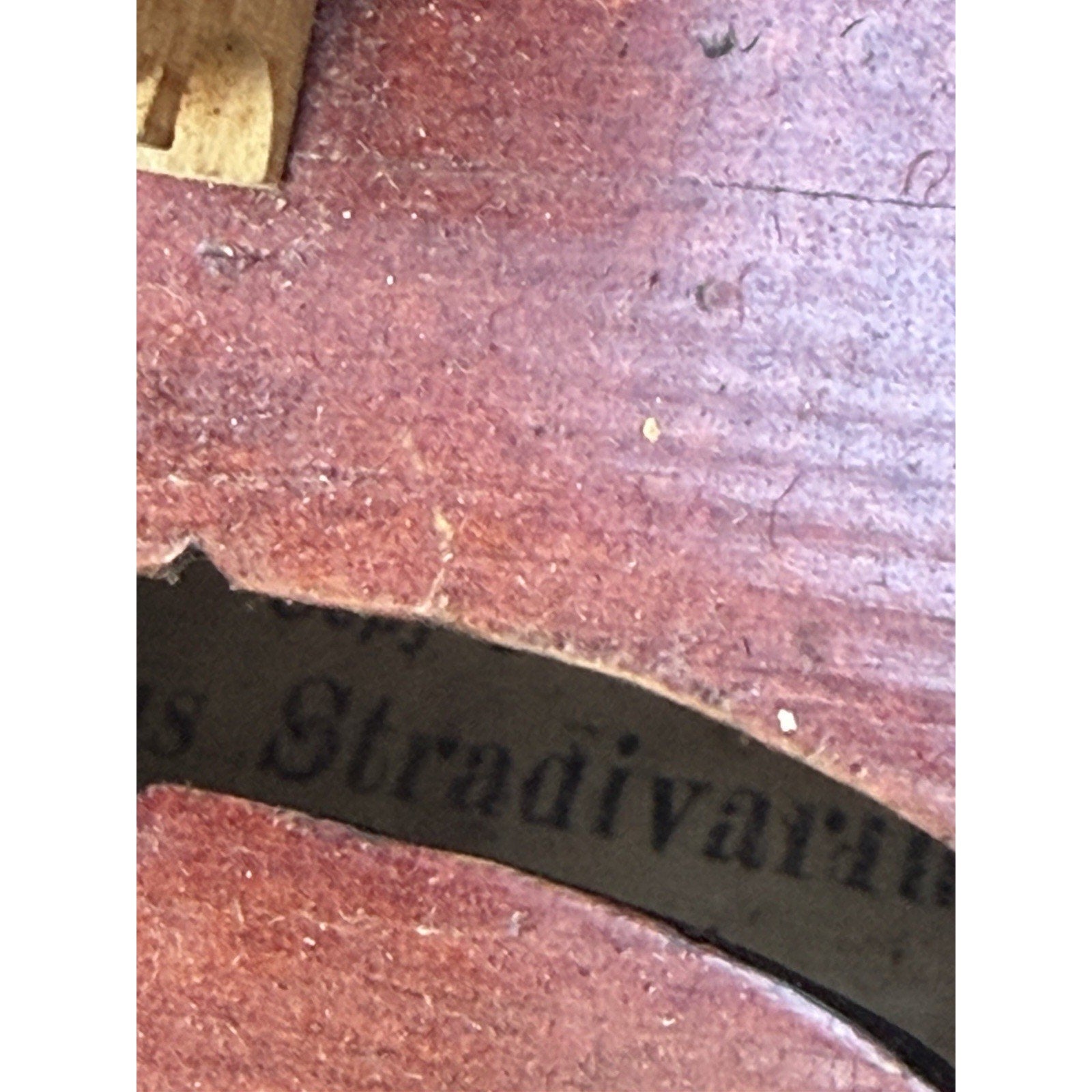 VINTAGE Violin Copy of Antonius Stradivarius Size 4/4 Made in Czechoslovakia