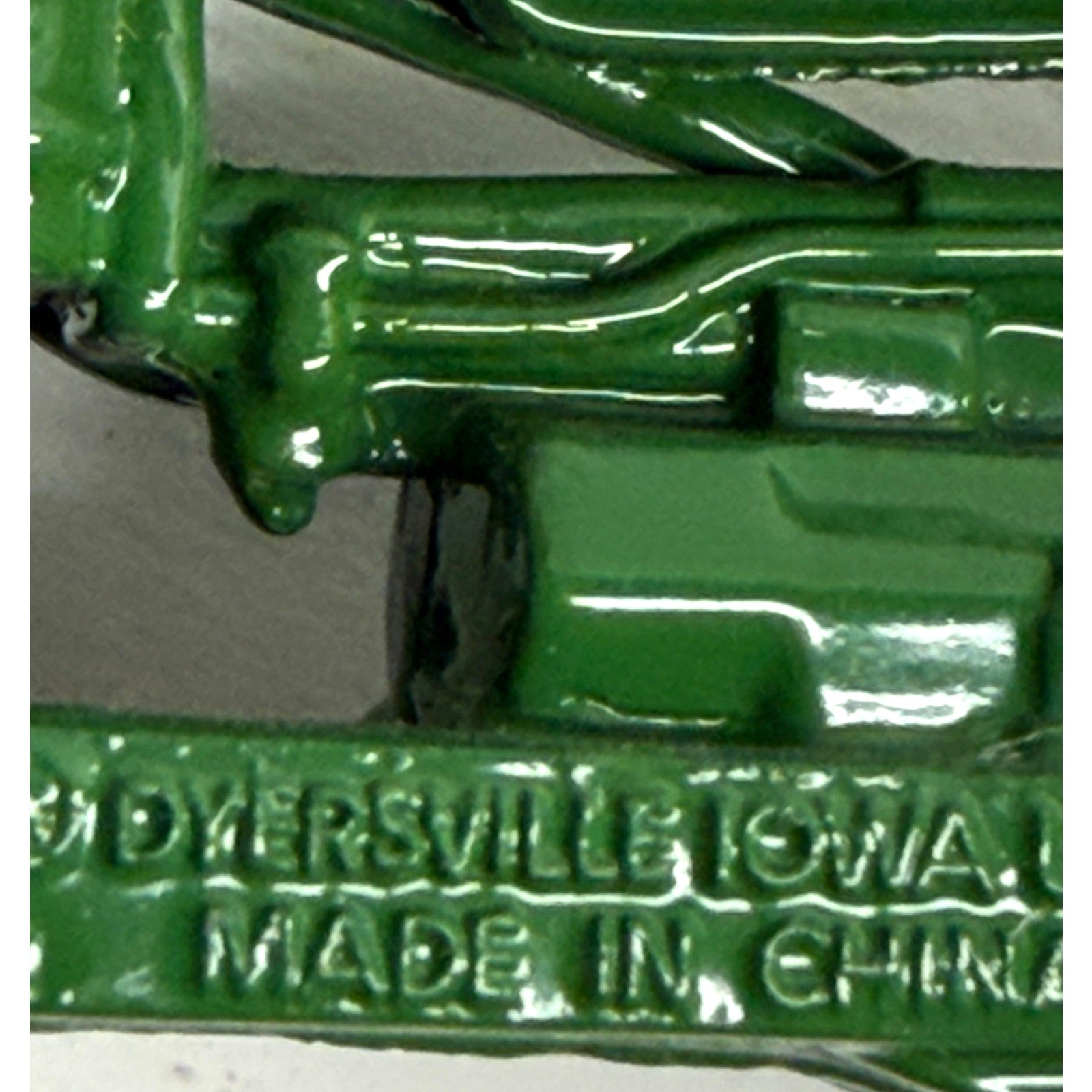 Vintage Ertl John Deere Diecast Mini F-14 Tractor Measures 3”