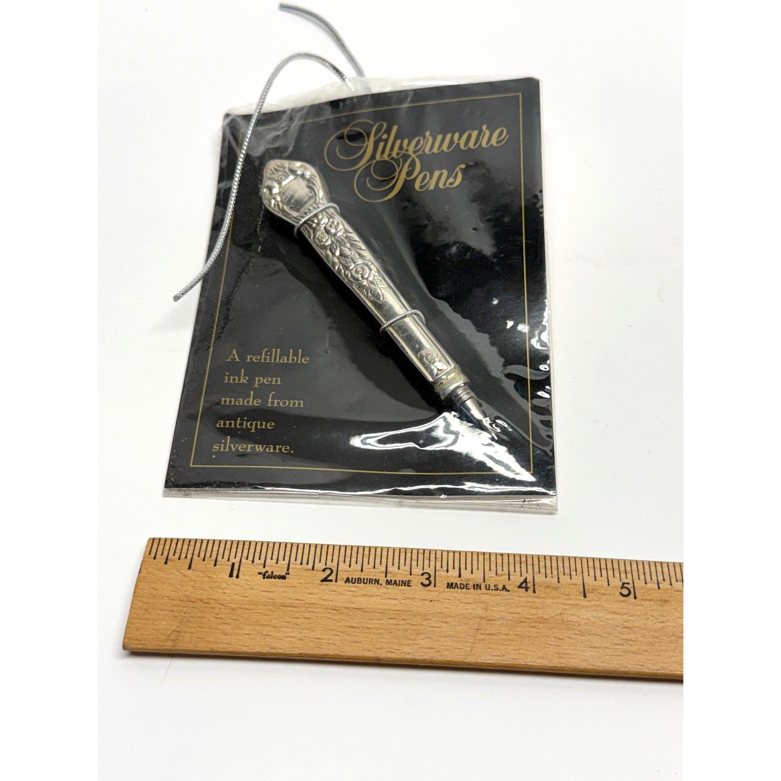 Vintage Alda's Forever Silverware Pen Silverplate - NEW
