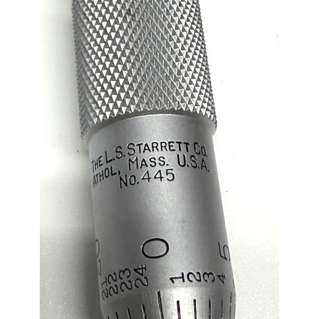 Vintage Starrett Model 445 Depth Micrometer Set