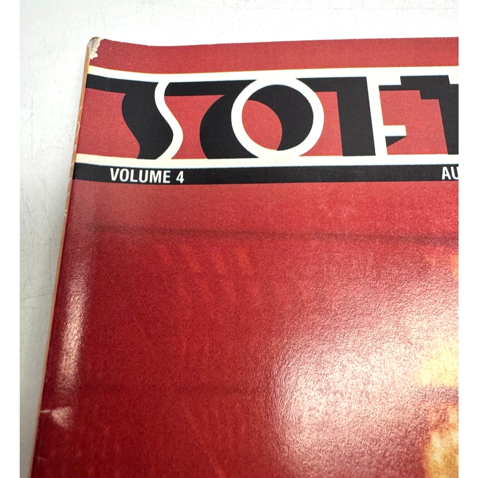 Vintage SOFTALK magazine, August 1984, Volume 4 issue.