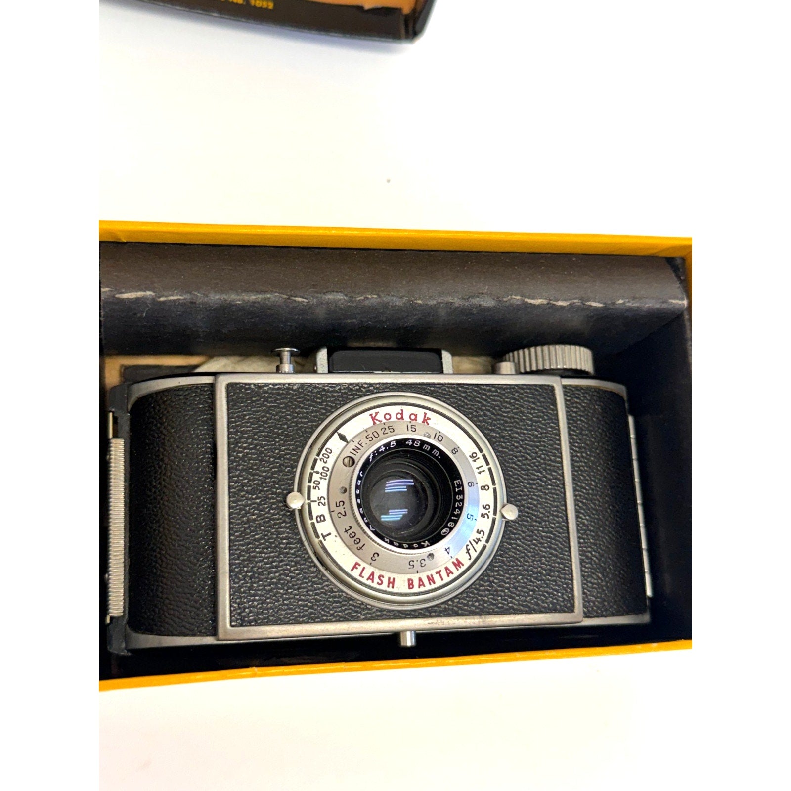 Vintage Kodak Flash Bantam Vintage Folding 35mm Camera 48mm f/4.5 Lens NEW
