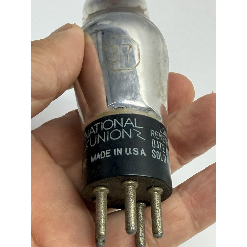 Vintage National Union 37 Vacuum Tube Globe 1930's Triode for AM Radios