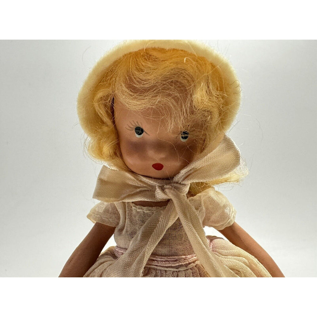 Vintage 1950s Nancy Ann Story Book Doll 5.5"