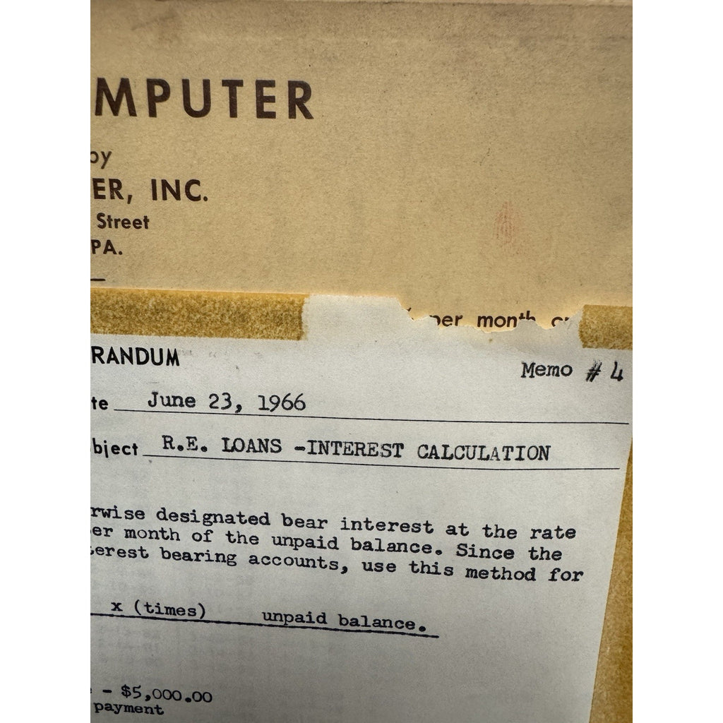 VINTAGE RARE 1966 Hunter Interest Computer to Calculate Interest or Charges