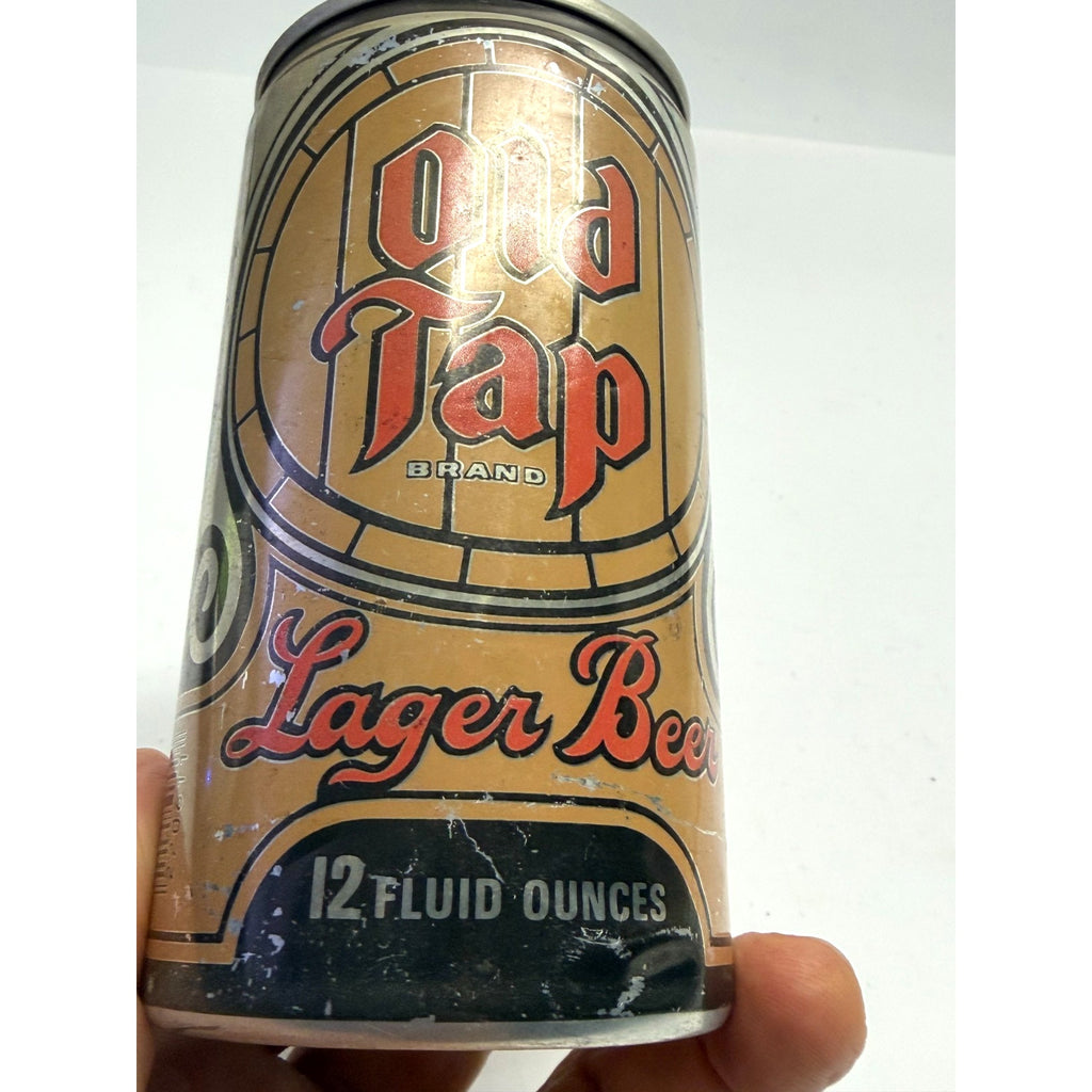 Vintage Old Tap Lager Beer - Pull Tab Can. Pabst Brewing