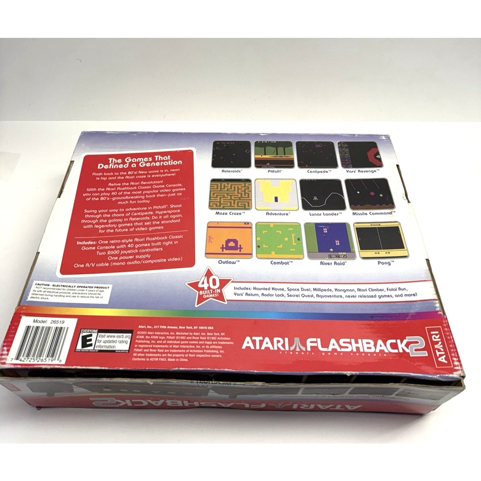 VINTAGE NOS Atari Flashback 2 Classic Game Console