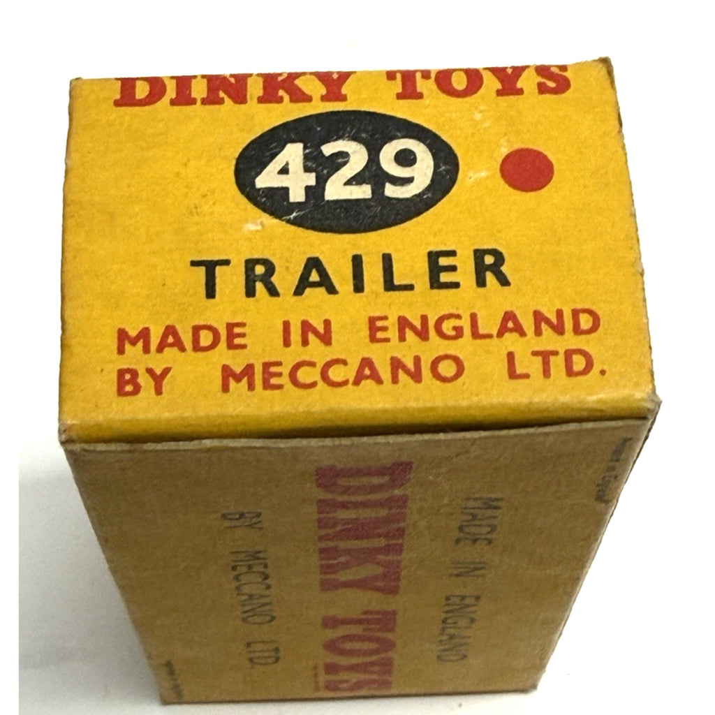 VINTAGE NOS Meccano Dinky Toys 1/43 Scale Diecast Red Farm Trailer #429