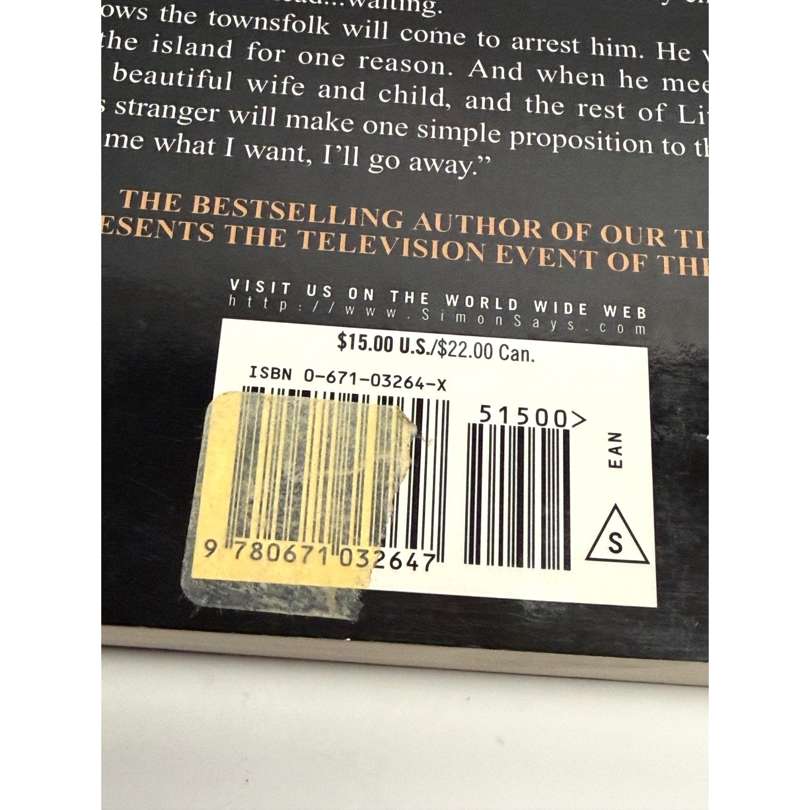 Vintage Storm of the Century by Stephen King - 1999