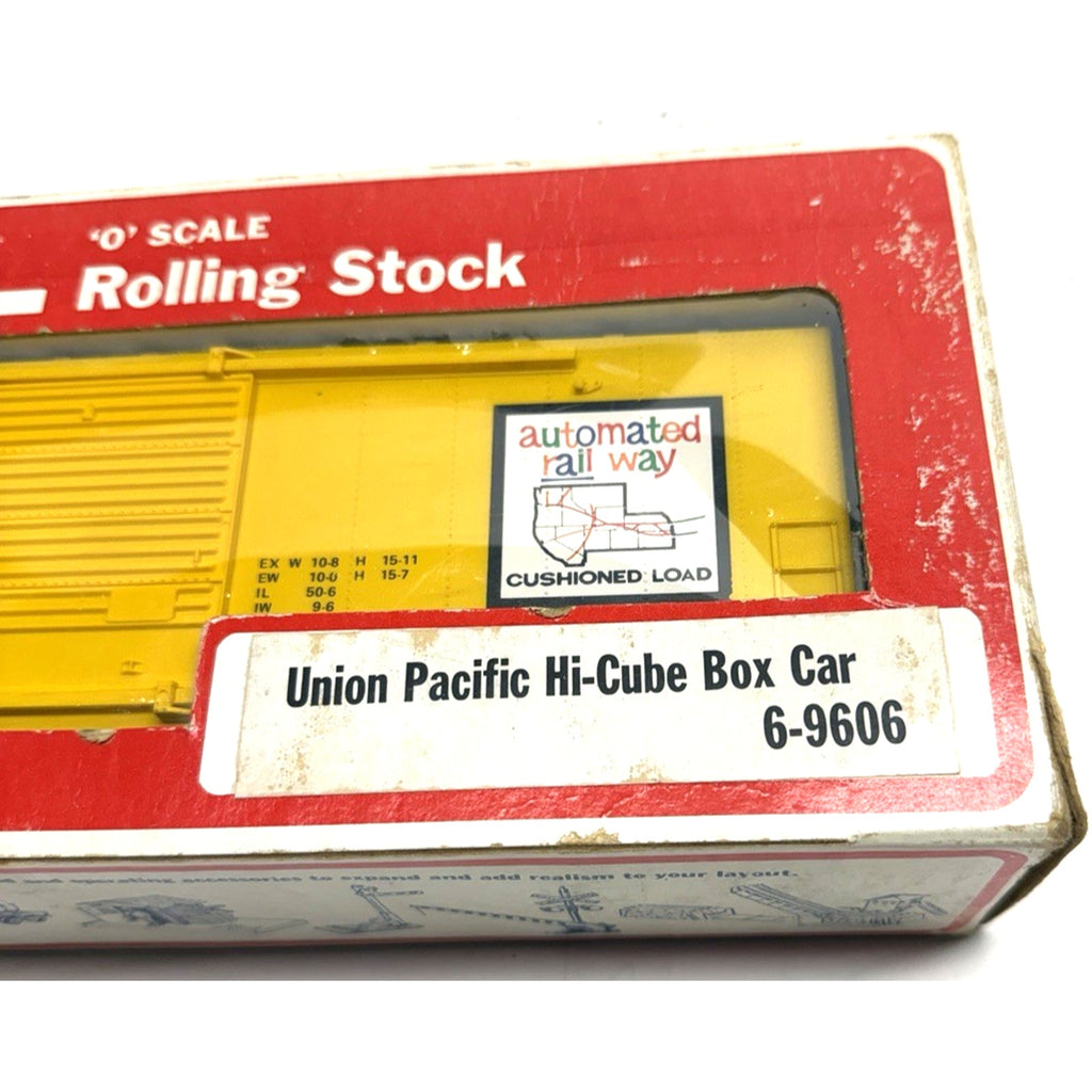 Vintage NOS Lionel 6-9606 O Gauge Union Pacific Hi-Cube Boxcar
