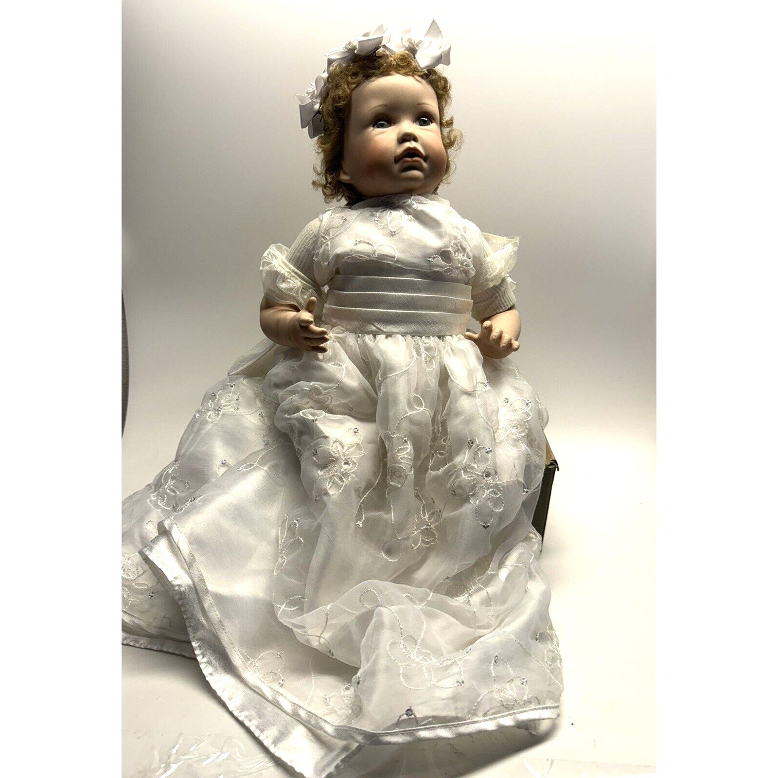 VINTAGE Ashton Drake Heirloom Doll I-5503 by Joan Ibarolle Porcelain Doll 20"