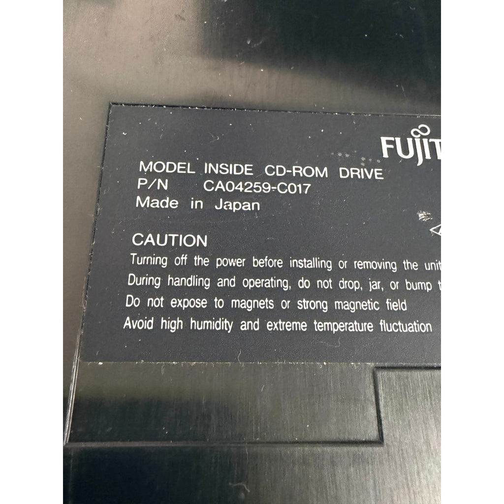 Vintage Fujitsu Inside CD-ROM Drive P/N CA04259-C017 Retro LifeBook - Untested