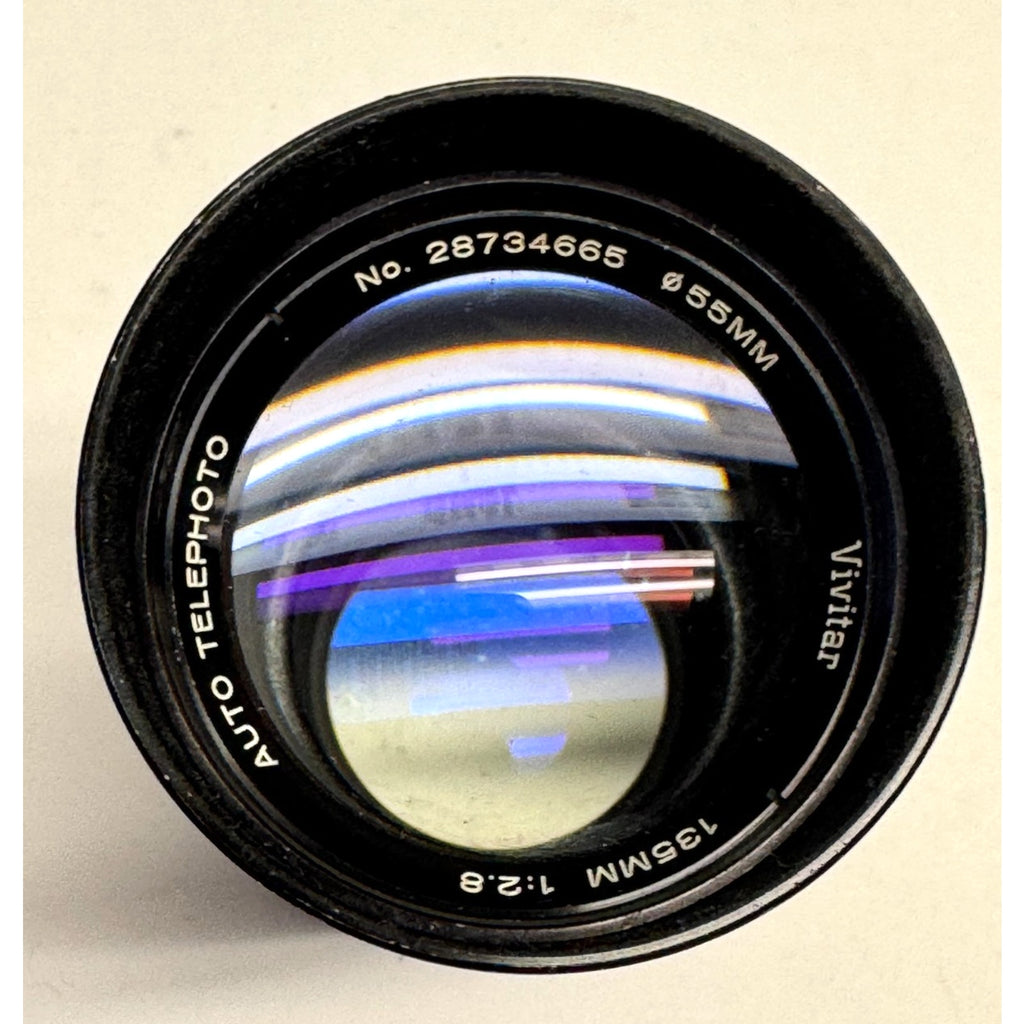 Vintage Vivitar Auto Telephoto 135mm f2.8 MD Mount Prime Lens