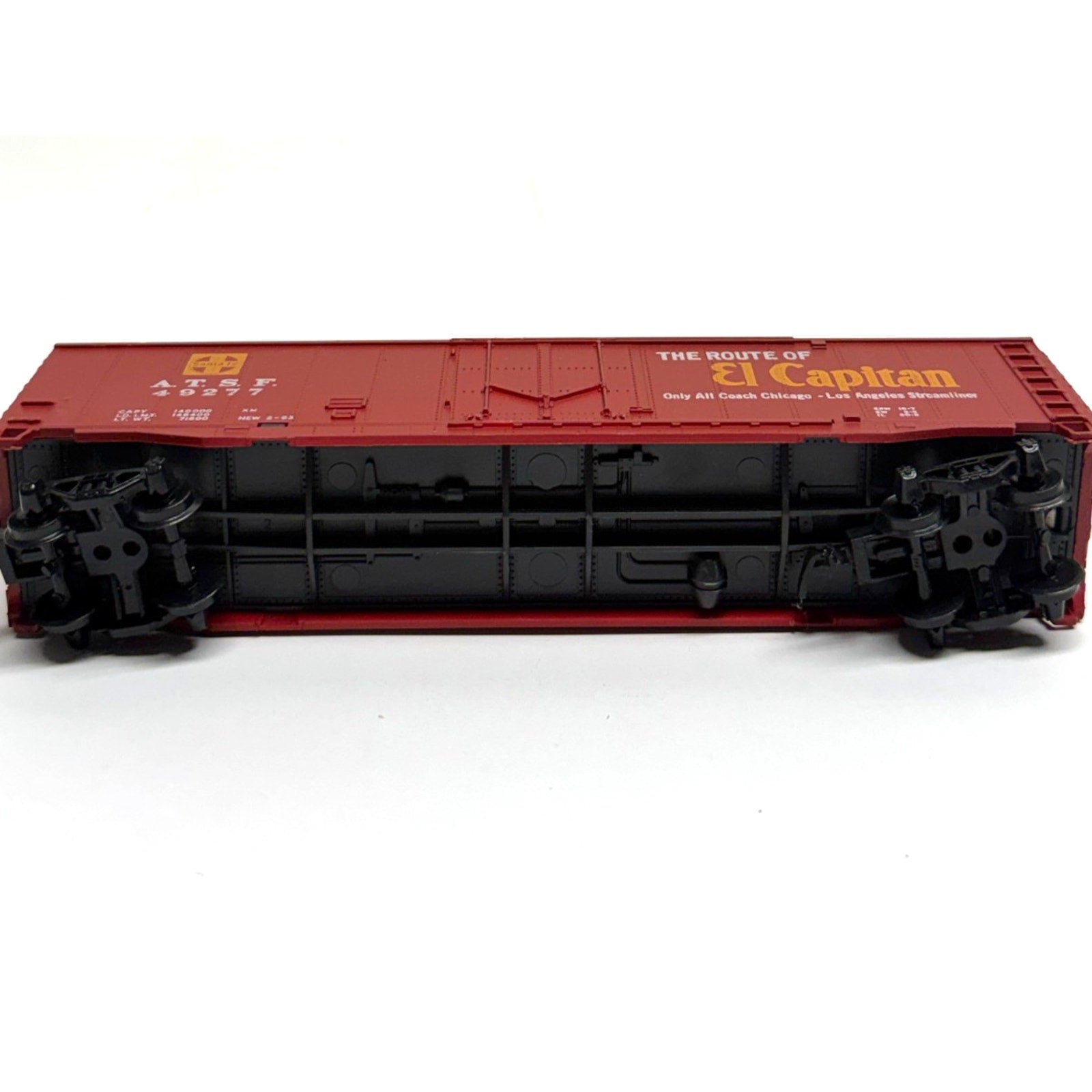 Vintage Tyco HO scale El Capitan Santa Fe ATSF 49277 Box Car