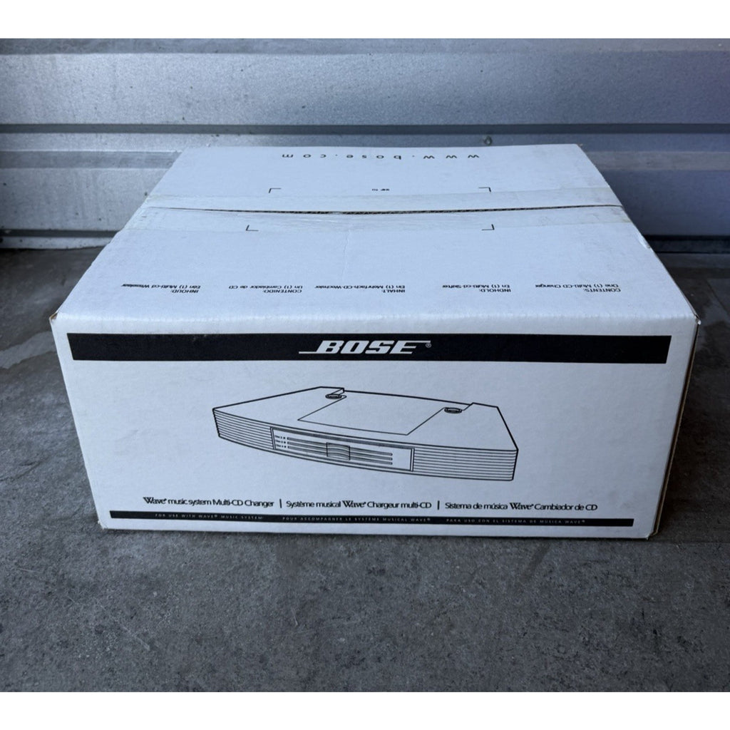 VTG Bose Wave Music System 3 Disc Multi-CD Changer 279087-130R Titanium Silver