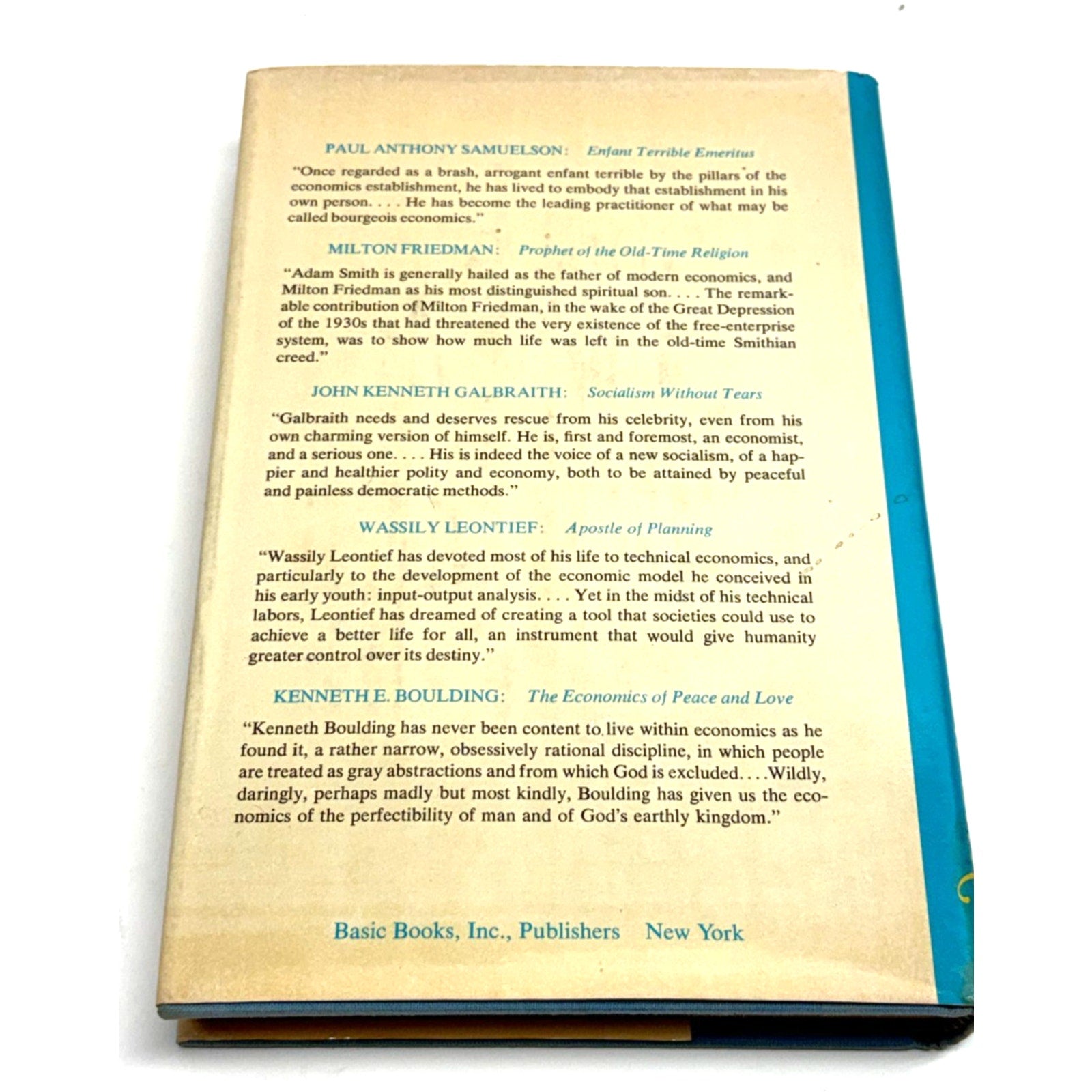 Vintage The Economists by Leonard Silk Vintage 1976
