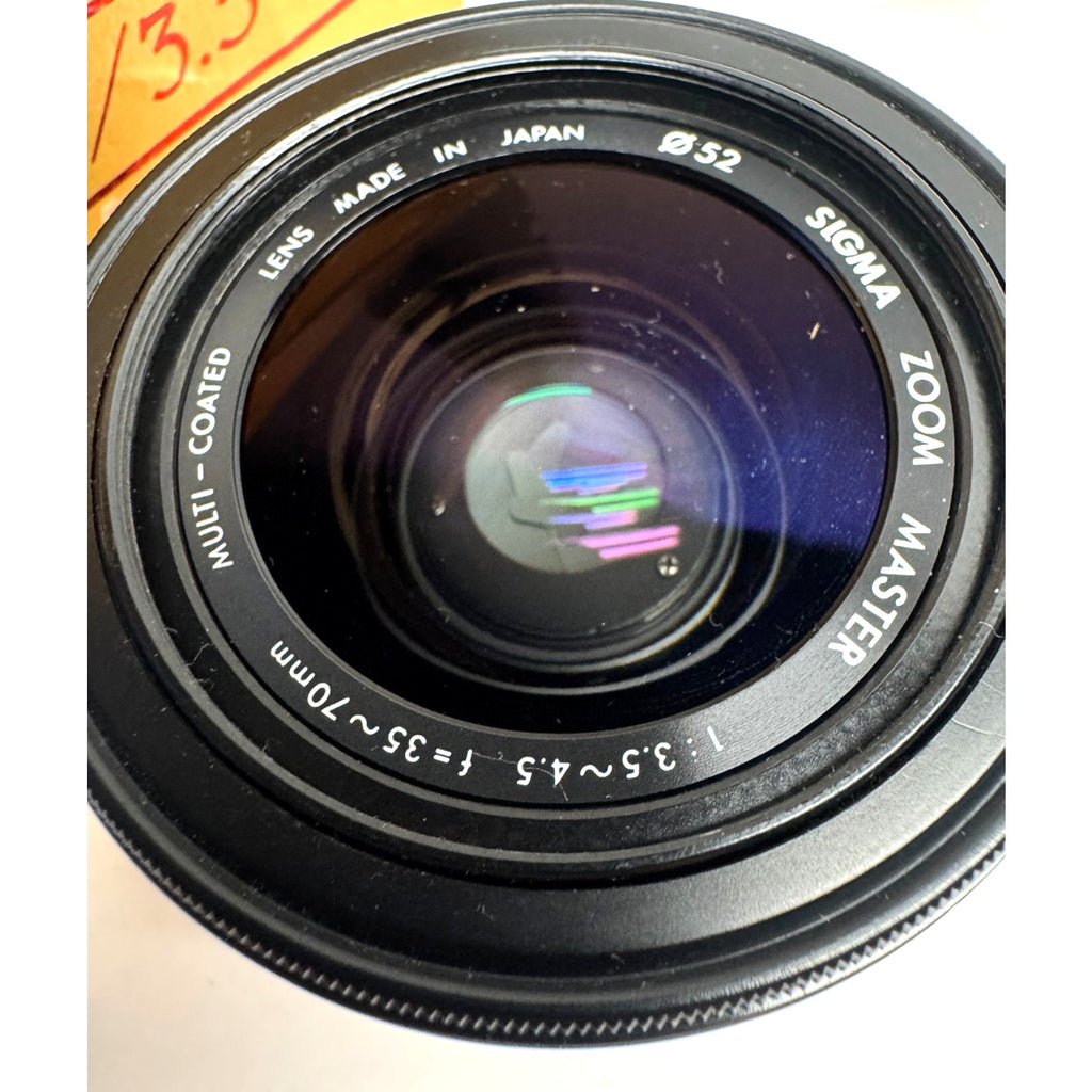 Vintage Sigma Zoom Master AF 35-70mm F/3.5-4.5 MC Lens