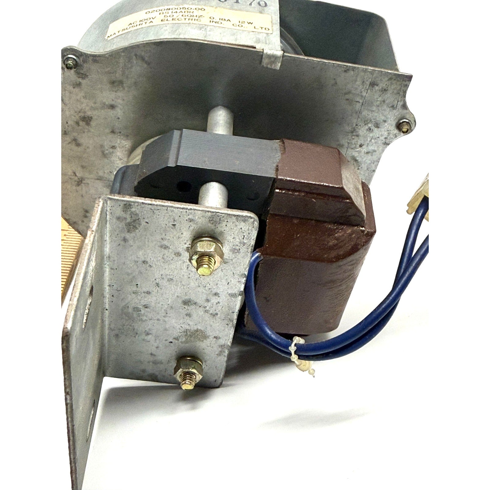 Vintage Matsushita Electric fan motor 020080050-00 BS 14ABR.
