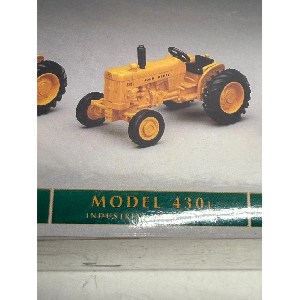 VTG #5736 Ertl Set of 3 John DeereTractors Models 330i 430i 430c ~1:64 Die Cast