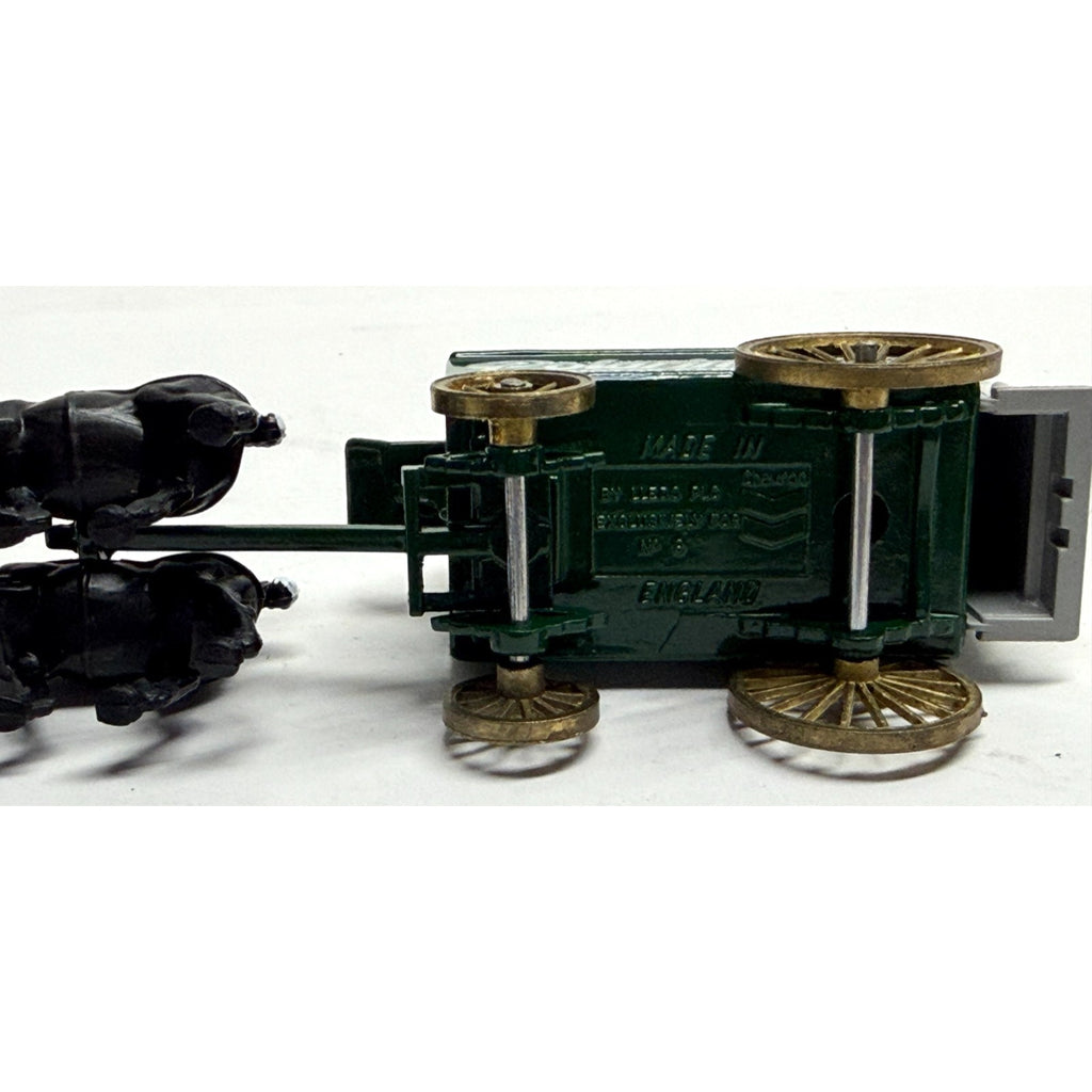 Vintage Lledo Chevron Standard Oil Polarine 2 Horse Drawn Delivery Tank Wagon