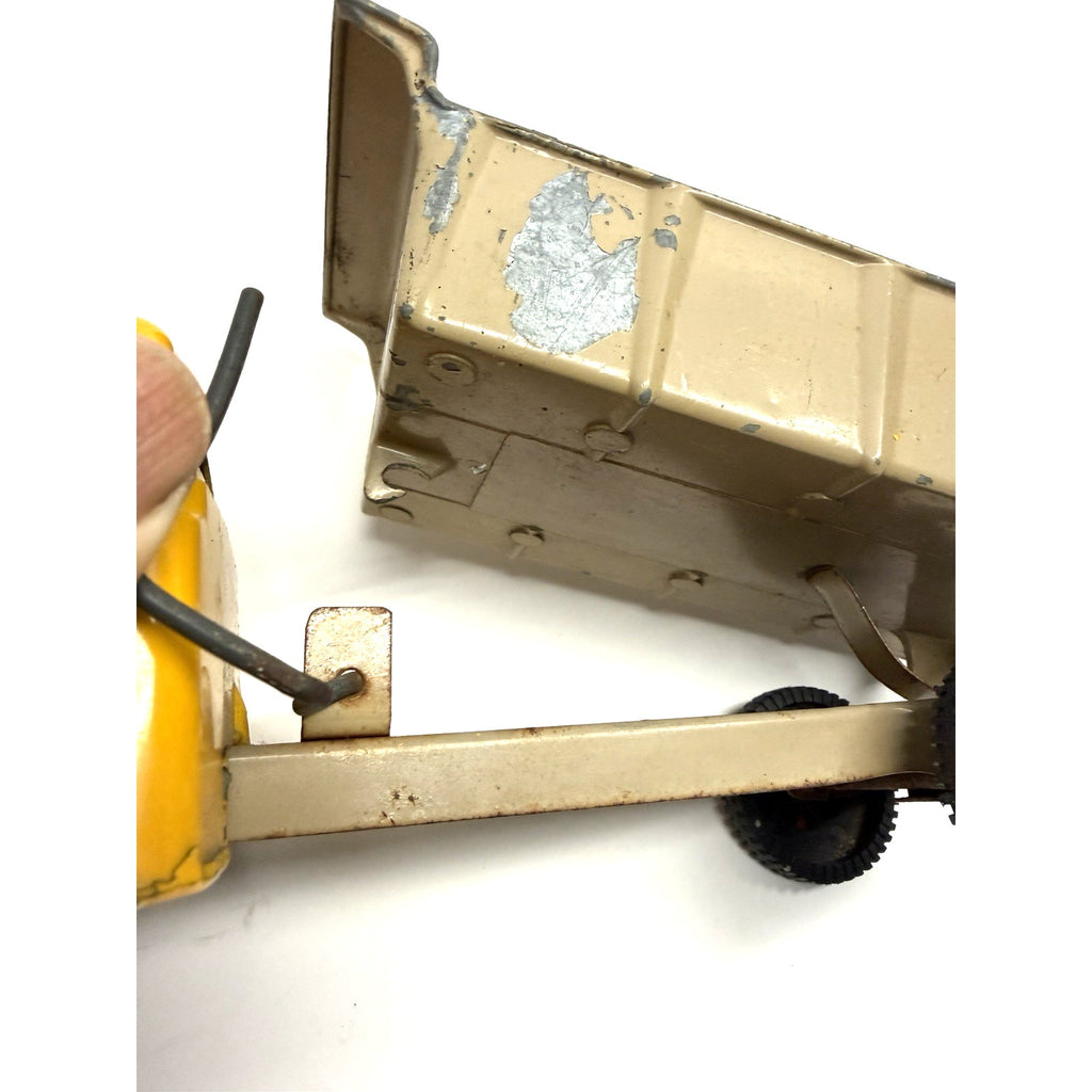 Vintage 1950s Buddy L Sand & Stone Dump Truck Pressed Steel