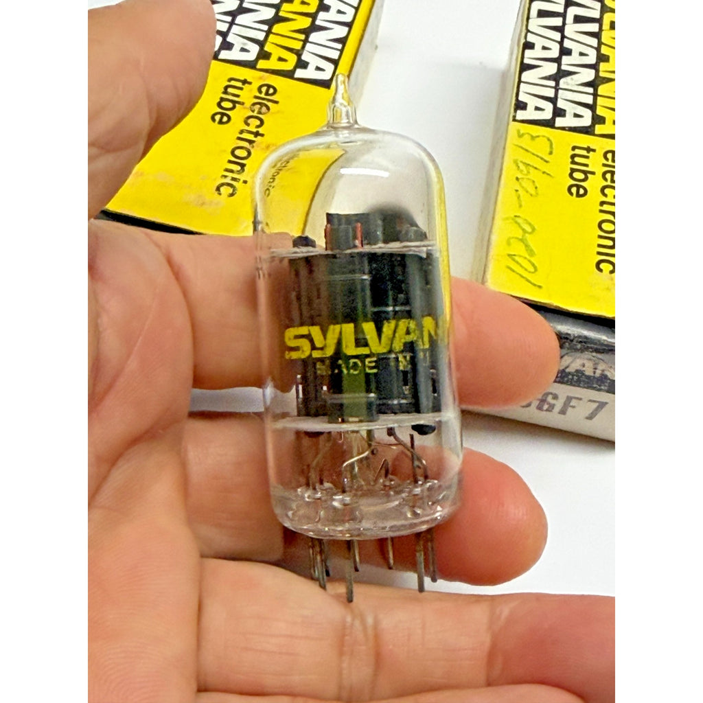 Vintage Lot of 2 NOS Sylvania 6GF7 Vacuum Tube - NIB