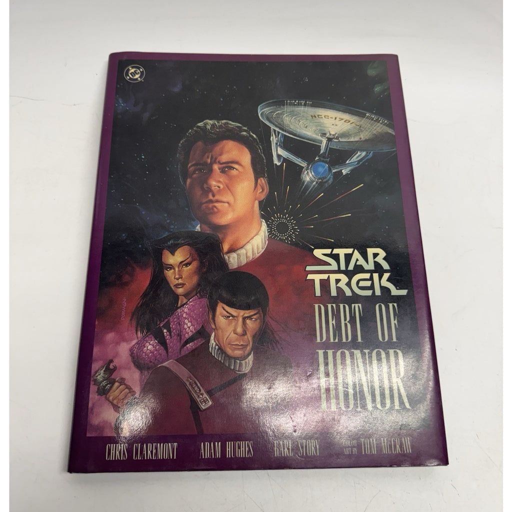 VINTAGE Star Trek Debt of Honor DC Hardcover Chris Claremont Adam Hughes