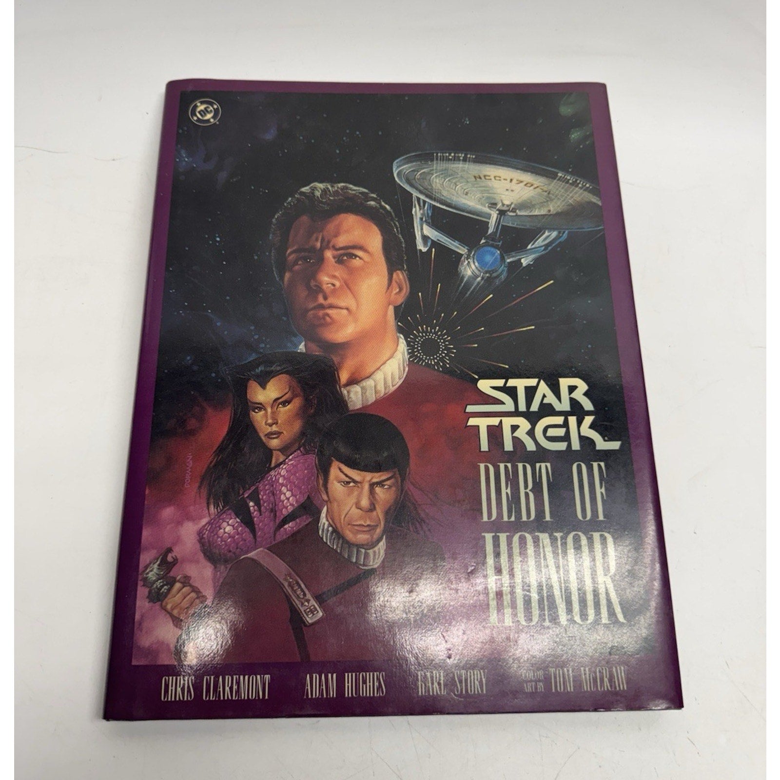 VINTAGE Star Trek Debt of Honor DC Hardcover Chris Claremont Adam Hughes