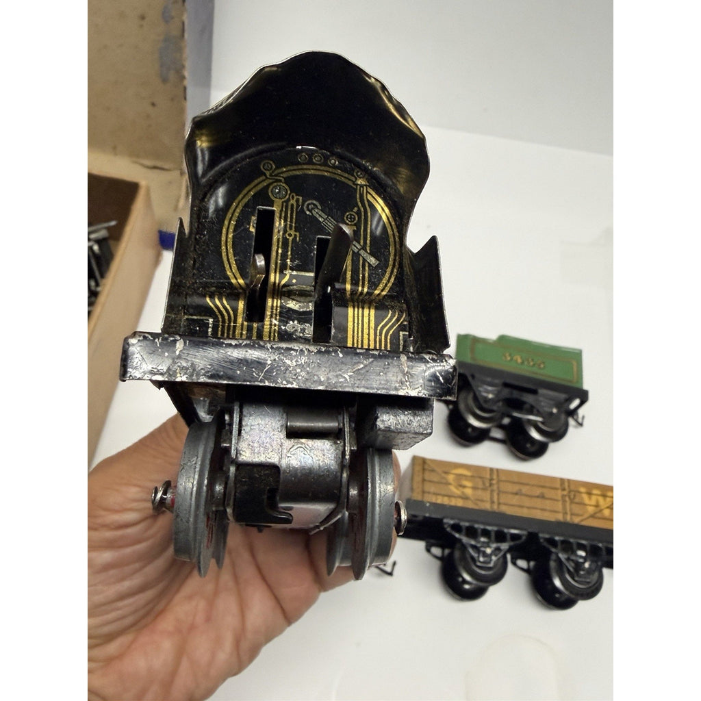 VINTAGE 1950 RARE HORNBY TRAIN M1 GOODS SET MECCANO LIMITED MADE IN ENGLAND