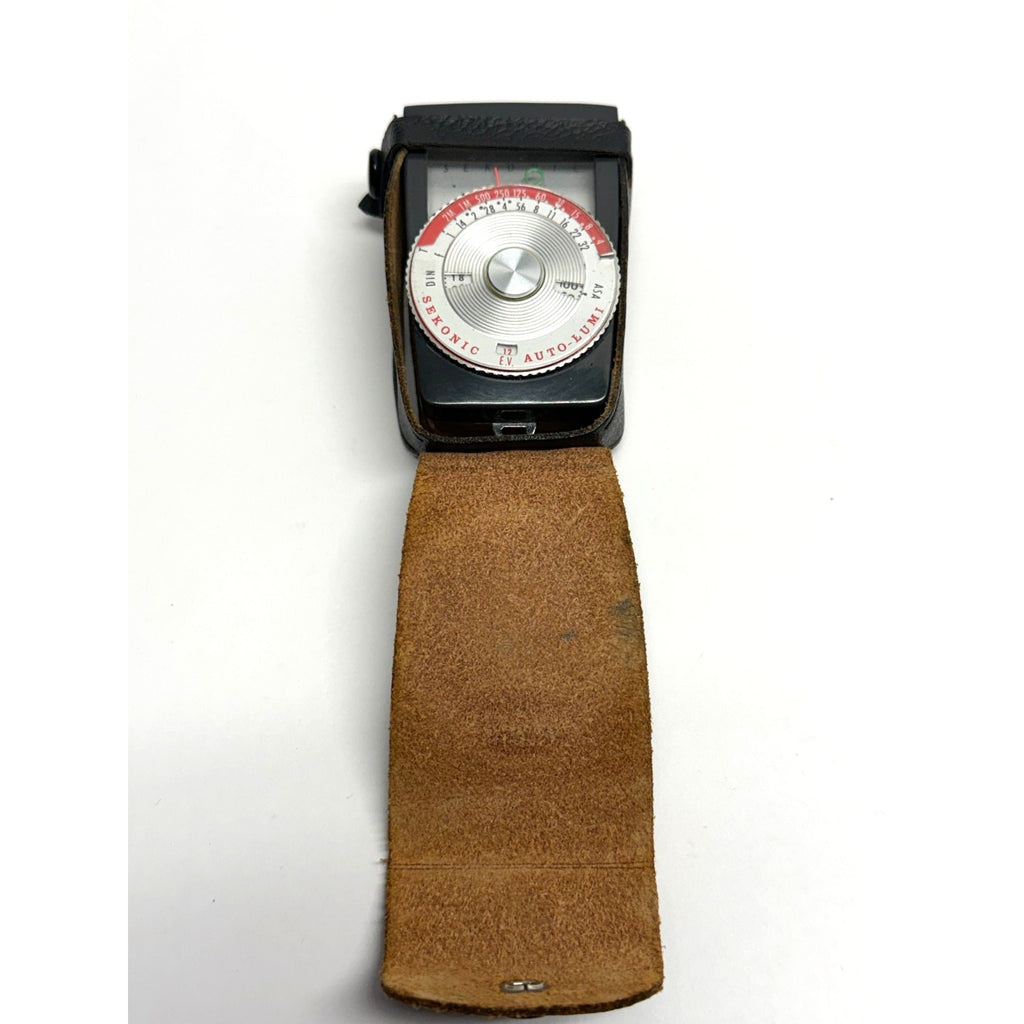 Vintage Sekonic Auto-Lumi Model 86 Light Meter W/ Leather Case