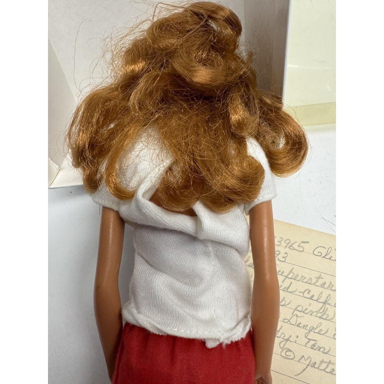 Vintage Mattel 1993 Glitter Hair Barbie Doll Long Blonde Hair #13965