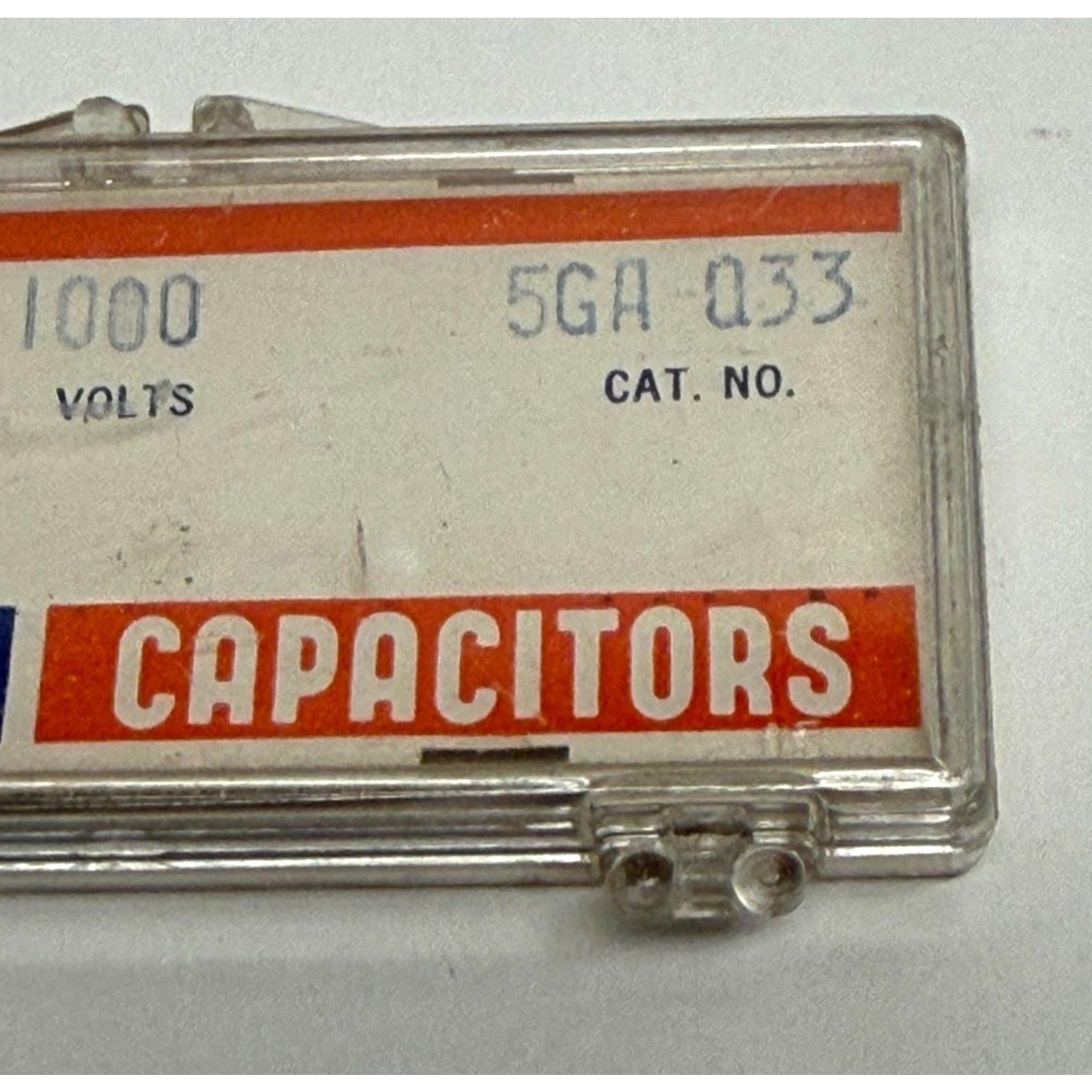 Vintage Sprague 5GA-Q33 GA Ceramic Disc Capacitors .00033uF 330pF 1000V NIB