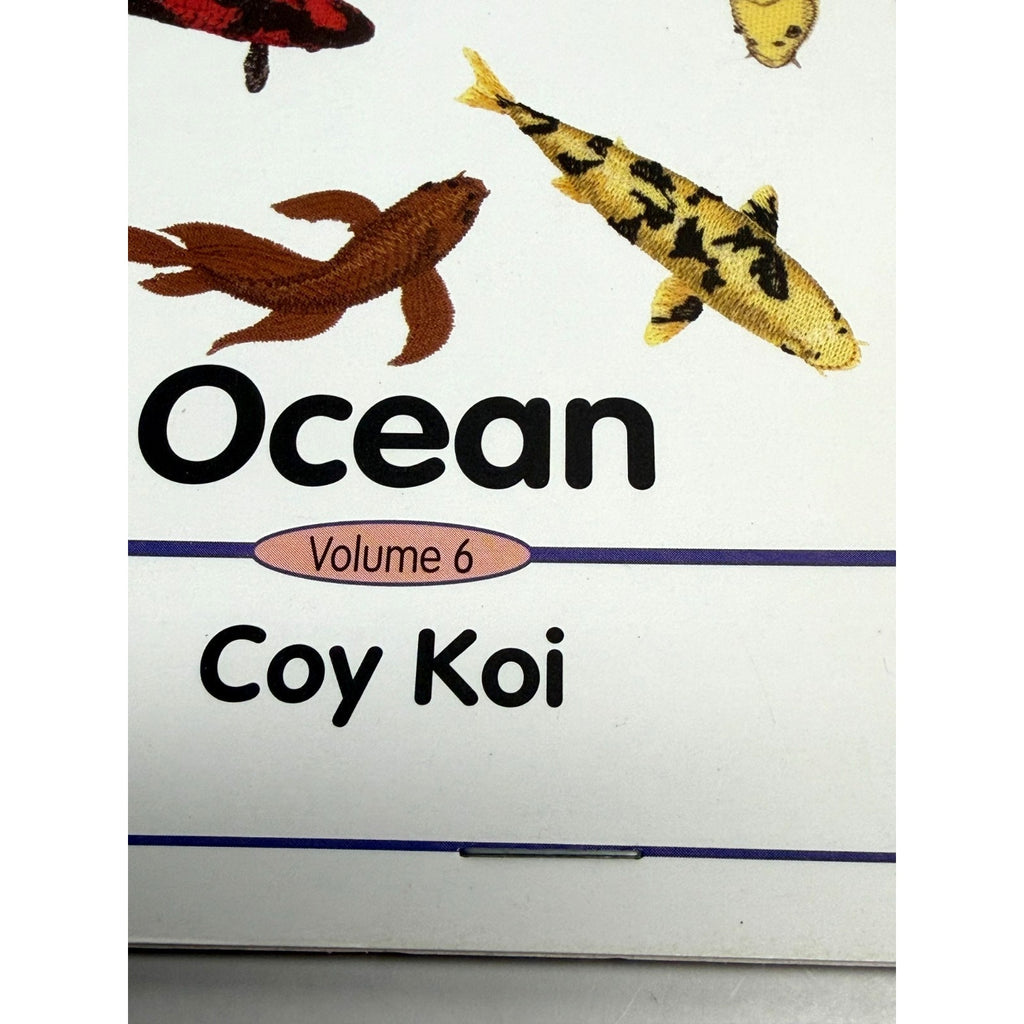 Vintage Cactus Punch - Coy Koi Ocean Vol 6 Embroidery Machine 20 Designs