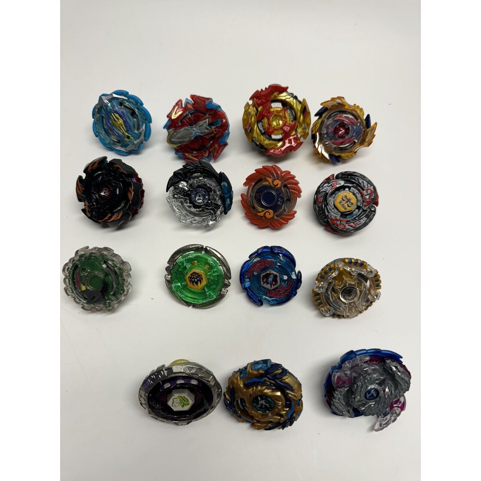 Vintage Beyblade Lot Mixed Metal Bursts Fusion Dragon Libra & Parts