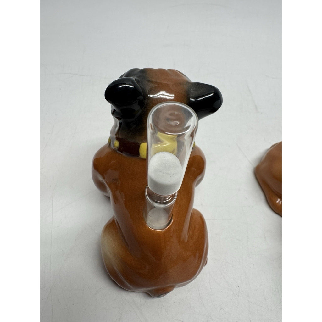VINTAGE Lot of 3 Marston Mack Bull Dog Salt Pepper Shakers Ceramic California