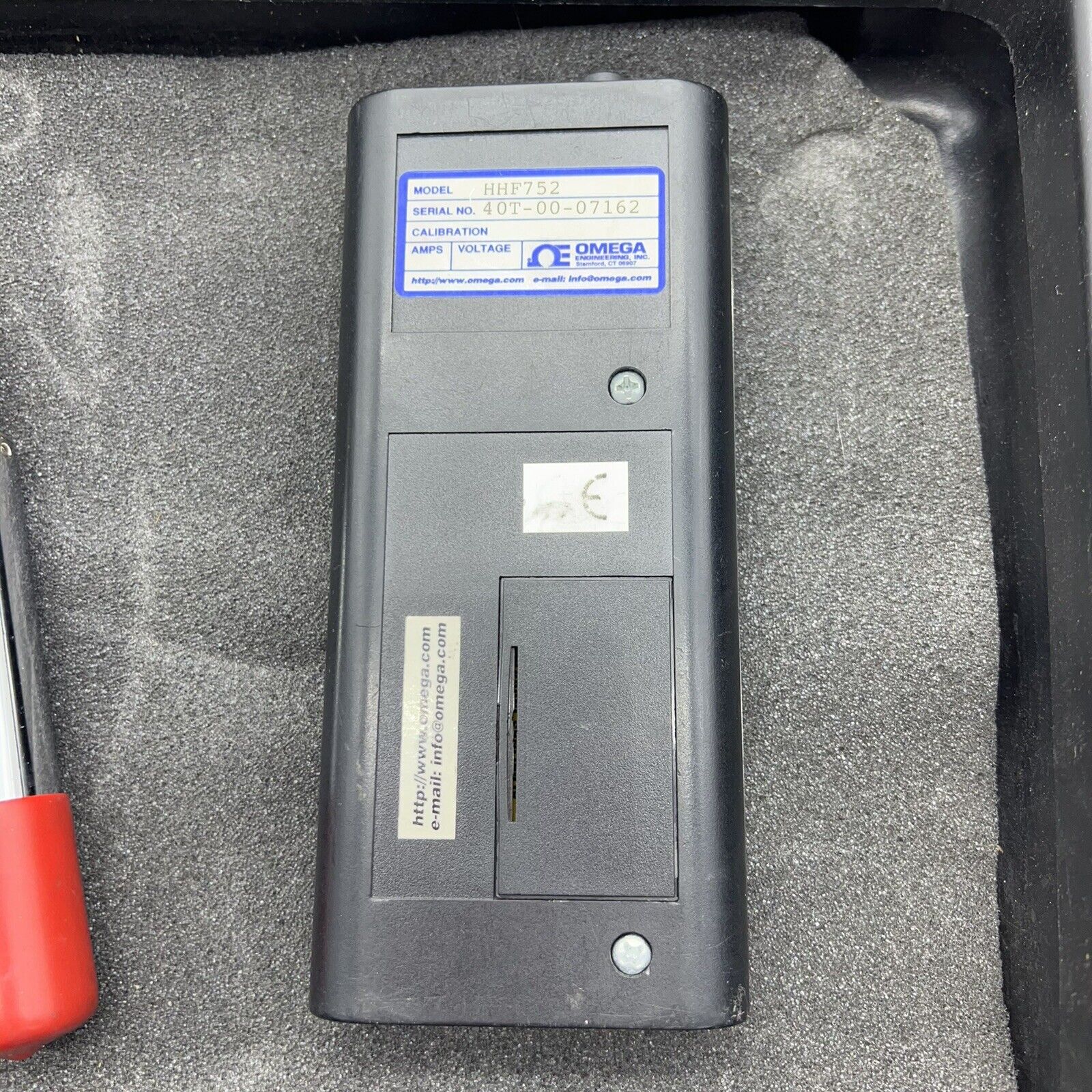 VINTAGE Omega Engineering HHF752 Digital Thermometer Anemometer Meter USA MADE