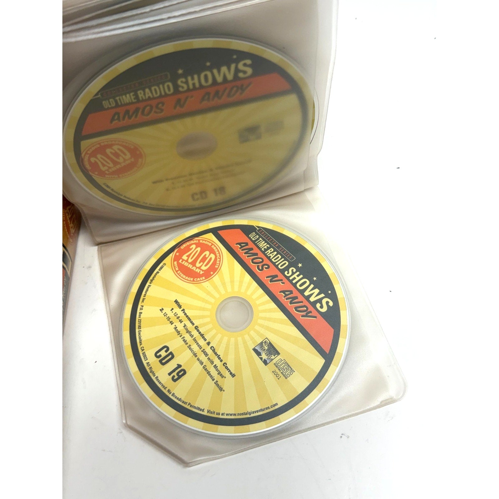 Vtg Amos N’ Andy Old Time Radio Shows Original Radio Broadcasts 20 CDs Box Set