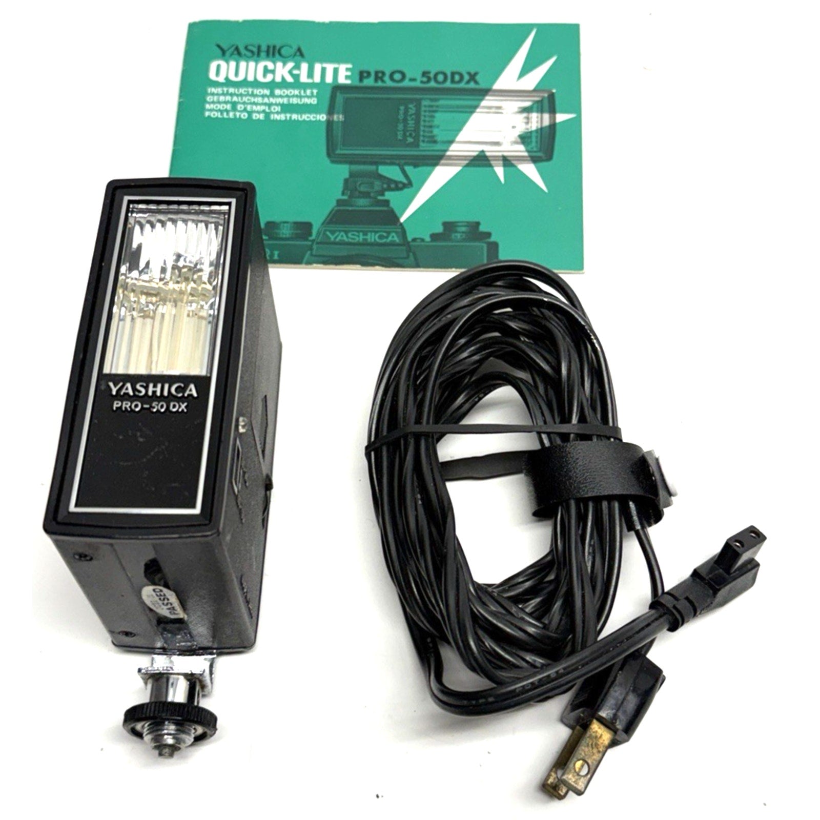 Vintage Yashica Quick Lite Pro-50 DX Camera Flash Unit