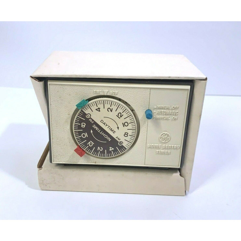 Vintage GE Home Sentry Household Timer 8135-004 Brown BRAND NEW IN BOX