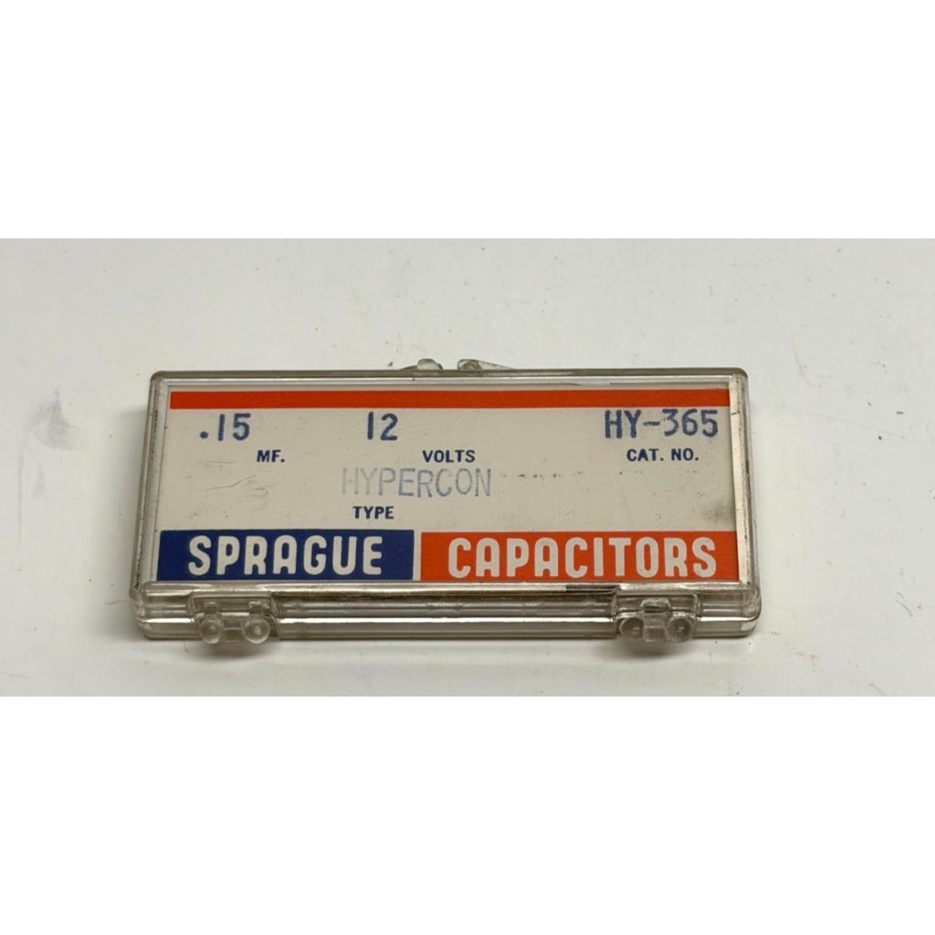 VINTAGE Sprague HYPERCON HY-365 Ceramic Disc Capacitors .15uF 12V
